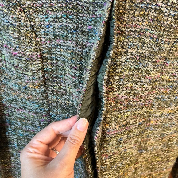 Sag Harbor‎ Dress Women's Petite 14WP Tweed Blazer Jacket Multicolor - Picture 6 of 7